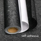 Black Silk Wallpaper Peel and Stick Embossed Self Adhesive Contact Paper 15.7" - Image 8