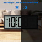 WallarGe 14.5'' Large Digital Wall Clock Battery Operated - Image 7