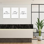 GUBIYU Inspirational Wall Decor Stay Positive, Work Hard, Make it Happen Wall - Image 4