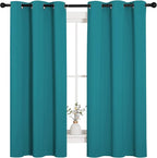NICETOWN Room Darkening Curtains 63 inch Length 2 Panels, Thermal Insulated - Image 2
