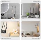 4PCS Foldable Wall Hooks, Flip Down Design - Image 6