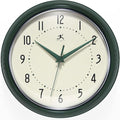 Infinity Instruments LTD. Retro 9 inch Silent Sweep Non-Ticking Mid Century by InfinityInstruments