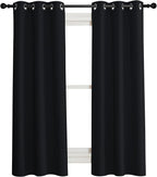 NICETOWN Complete 100% Blackout Curtain Set, Double Panels, Thermal Insulated & by NICETOWN