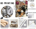 Fashion Cheetah Wall Art Set of 3 Leopard Wall Decor Pictures Lucky 8 Ball - Image 2