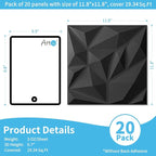 Art3d 20 Pack Decorative 3D Wall Panels - Image 2