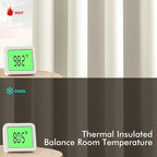 MIULEE Blackout Curtains for Bedroom Living Room 2 Panels, Thermal Insulated - Image 3