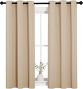 NICETOWN Room Darkening Draperies Window Curtain Panels, Thermal Insulated by NICETOWN