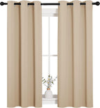 NICETOWN Room Darkening Draperies Window Curtain Panels, Thermal Insulated by NICETOWN