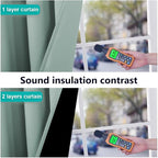 NICETOWN 100% Blackout Curtains 84 inches Long, Seafoam Green, 52 inches Wide - Image 4