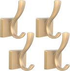 TOFIIGREM Gold Hooks for Wall, Heavy Duty Thick Aluminum Alloy Entry Coat Hooks by TOFIIGREM