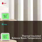 MIULEE Blackout Curtains for Bedroom Living Room 2 Panels, Thermal Insulated - Image 3
