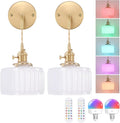 Shenmoyl Battery Operated Wall Sconce by Shenmoyl