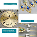 26.4 Inch Gold Large Wall Clock - Image 5