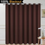Yakamok Blackout Extra Wide Patio Sliding Door Curtains, Grommet Thermal - Image 2