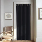 NICETOWN Black Blackout Curtain 80 inch Length by NICETOWN