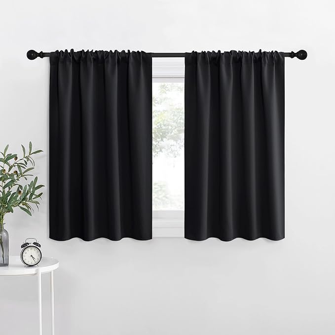 NICETOWN Halloween Kitchen Window Curtains Over Sink, Energy Smart Decoration by NICETOWN