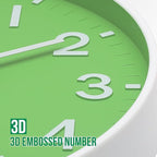 Wall Clock Modern Simple Quartz Decorative Clock Non-Ticking Silent Battery - Image 6
