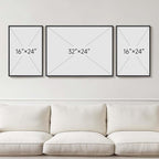 Large Framed Modern Luxury Large Wall Art - Image 3