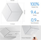 12 Pack Self-Adhesive Acoustic Panels 12" X 10" X 0.4" - Image 3