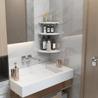 HORLIMER Floating Corner Shelf Wall Mount, Living Room - Image 6