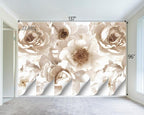 Floral wallpeper for Girls Bedroom Modern Flower Living Room wall Mural - Image 4