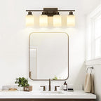 Indoi 4-Light Bathroom Light Fixtures, Modern Bathroom Wall Lamp - Image 6