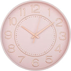 HZDHCLH 10 inch Small Wall Clocks Battery Operated, Silent No Ticking Clock by HZDHCLH