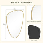 WallBeyond Asymmetrical Mirror, Irregular Wall Mirror, Wall Mirrors Decorative - Image 6