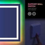 LOAAO 30"X36" LED Bathroom Mirror - Image 7