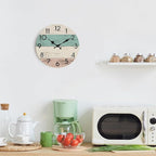 KECYET Wall Clock Silent Non-Ticking Wooden Clocks Battery Operated 8 Inch - Image 6