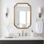 WallBeyond 20" x 30" Rounded Corner Arch Wall Mirror by WallBeyond