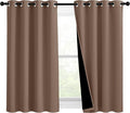 NICETOWN Bedroom Full Blackout Curtain Panels, Super Thick Insulated Window by NICETOWN