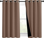 NICETOWN Bedroom Full Blackout Curtain Panels, Super Thick Insulated Window by NICETOWN