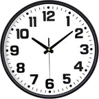 Modern Silent Wall Clock, 10inch Non-Ticking Analog Battery Operated Clock by MABPEDO