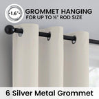 SimpleHome 100% Blackout Curtains - Image 5