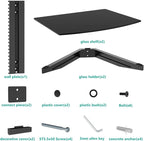 WALI Floating TV Shelf, 2 Tier Glass Projector Shelf - Image 9