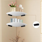 JJL Corner Shelf, 12-Inch Sector Wall Shelf - Image 5