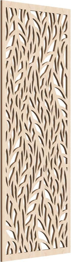 Ortonville Decorative Pierced Fretwork Wood Wall Panels, 21 3/8"W x 54 3/8"H x by EkenaMillwork