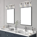3-Light Bathroom Vanity Light, Modern Brushed Nickel Wall Lights - Image 7