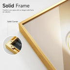 Framed Modern Luxury Large Gold Wall Art - Image 5