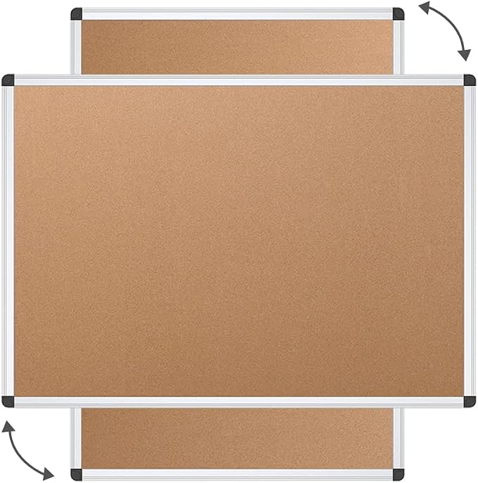 VIZ-PRO Cork Notice Board, 24 X 18 Inches - Image 3