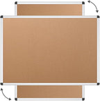 VIZ-PRO Cork Notice Board, 48 X 24 Inches - Image 3