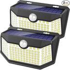 HMCITY Solar Lights Outdoor 120 LED by LightingUpYourLife