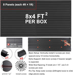 FRAYSCENT Slat Wall Paneling Garage Wall Organizer, Slatwall Panels Garage Tool - Image 3