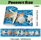 Beach Wallpaper Border Wall Border Trim Peel and Stick 19.7 x 4 Inch Ocean - Image 2