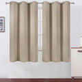 LEMOMO Khaki Thermal Blackout Curtains/38 x 63 Inch/Set of 2 Panels Room by Lemomo