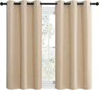 NICETOWN Room Darkening Draperies Window Curtain Panels, Thermal Insulated - Image 2