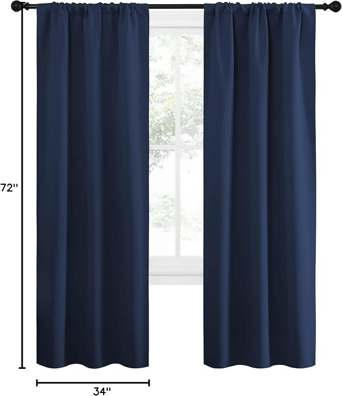 NICETOWN Blackout Curtains for Living Curtains, Home Decorations Thermal - Image 10