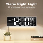 JALL 16" Large Digital Wall Mount Clock, Count Down Timer, Big LED, 8 RGB Color - Image 8