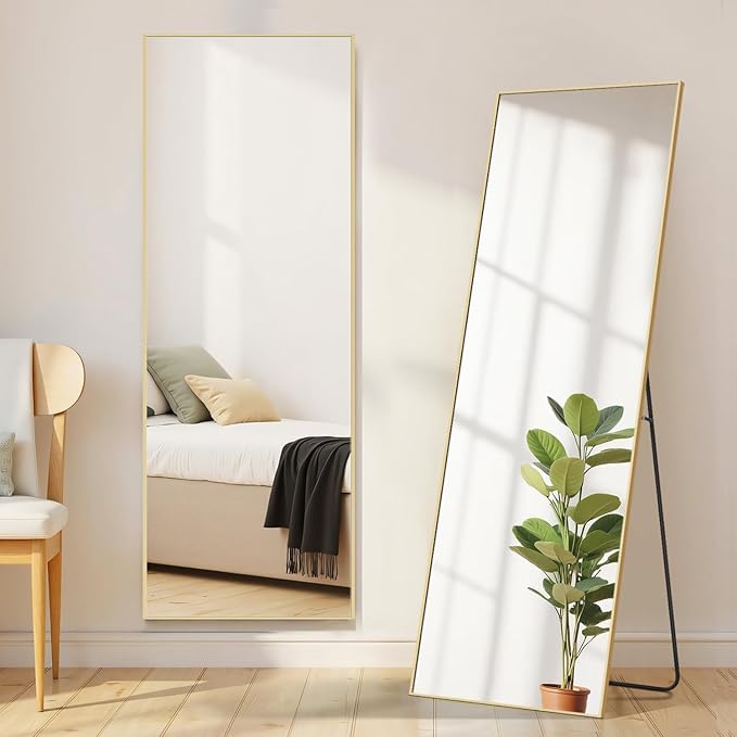 Mirror Full Length, Upgraded 16"x59" Body Wall Mirrors by Aidoly